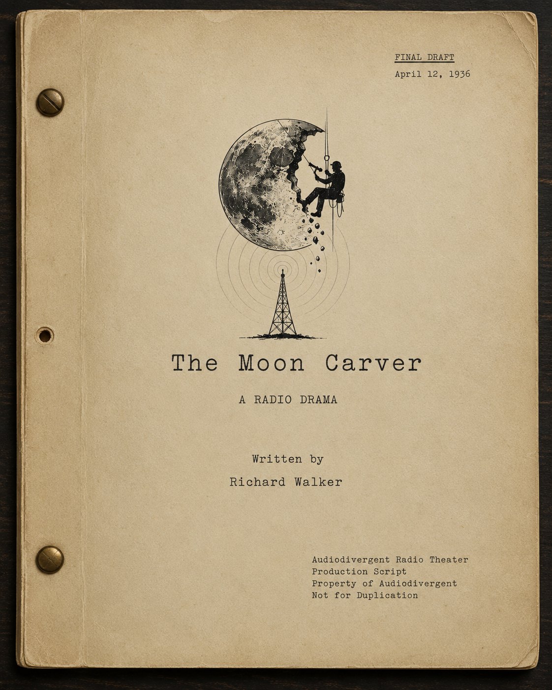 The Moon Carver — production script